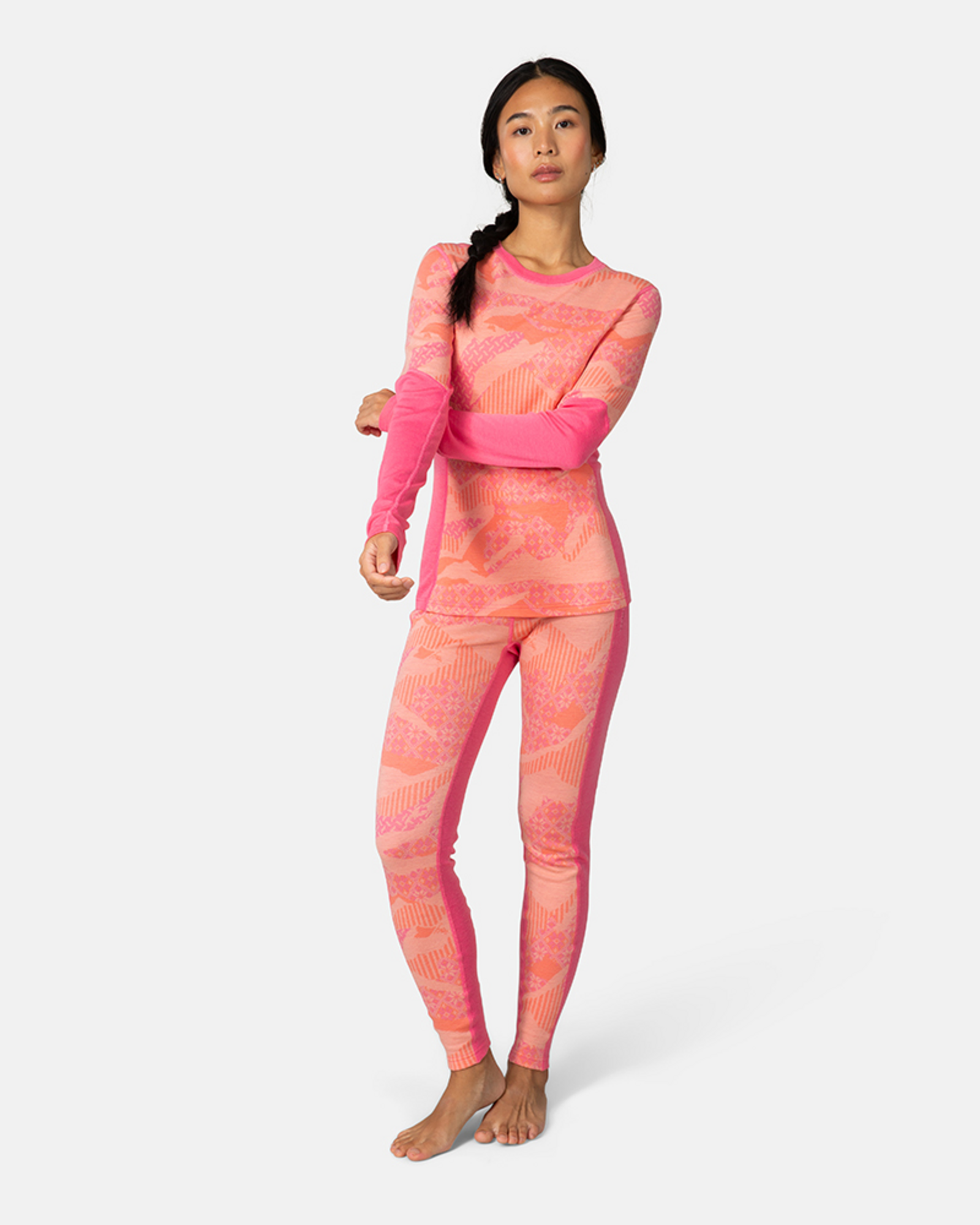 Kari Traa Olea Long Sleeve in PINK