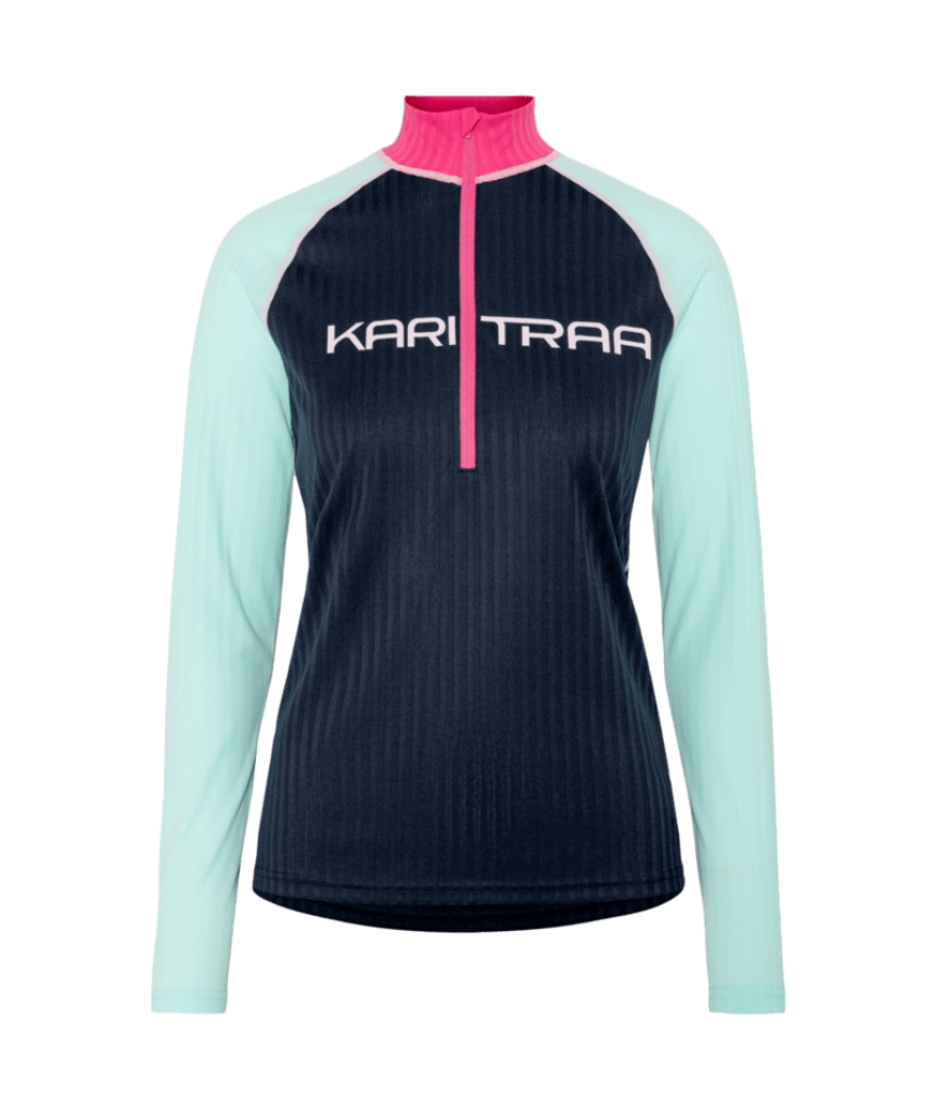 Kari Traa Ella Baselayer Halfzip in BLAU