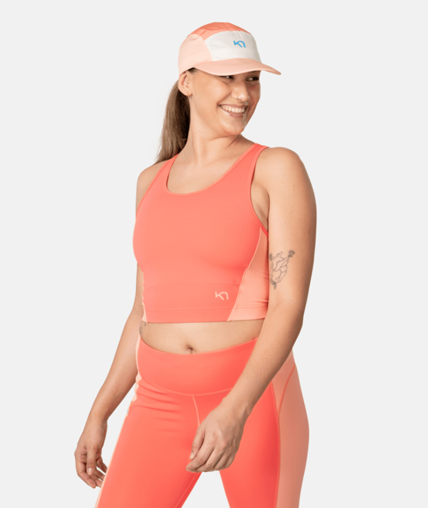 Kari Traa Linnea Sports Top in ORANGE