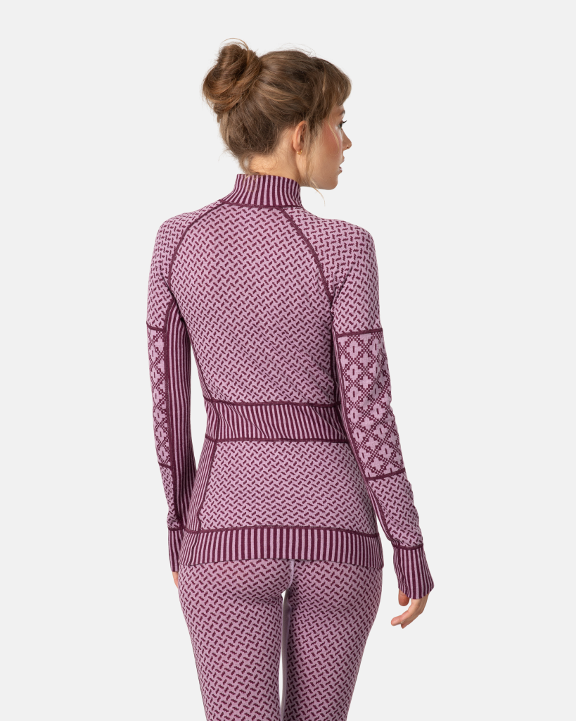 Kari Traa Smekker Half Zip in ROT
