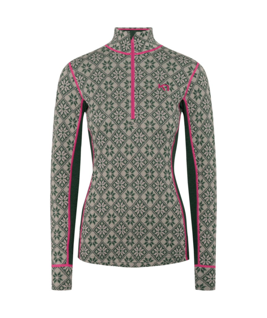 Kari Traa Rose Half Zip in GRÜN