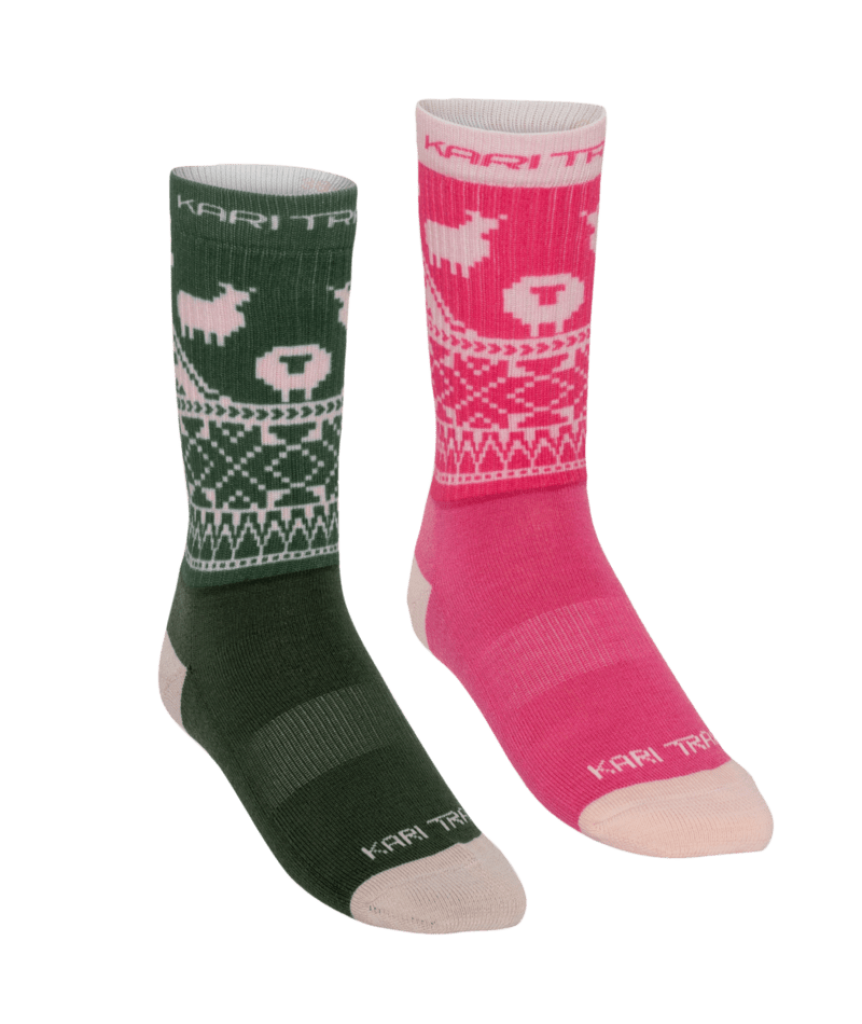 Kari Traa Puffin Sock 2Pk in PINK