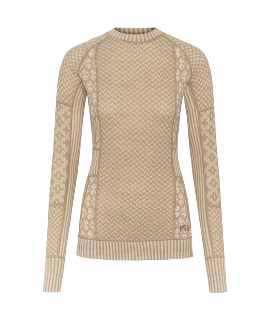 Kari Traa Smekker Long Sleeve in BEIGE