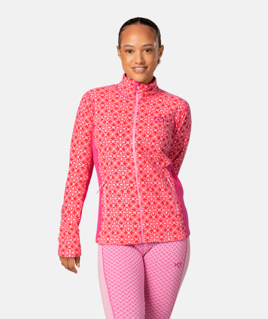 Kari Traa Thalena Fleece in ROT