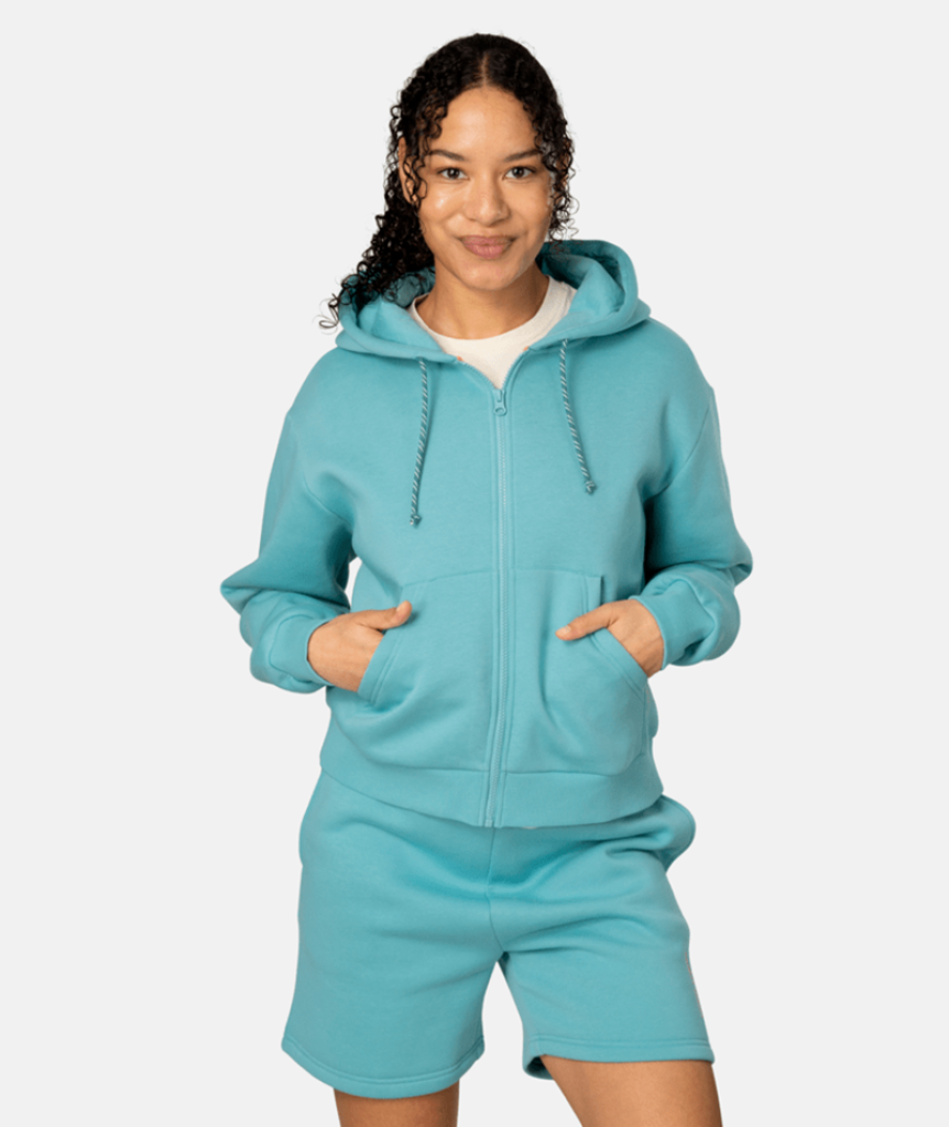 Kari Traa Anelie Zip Hoody in BLAU