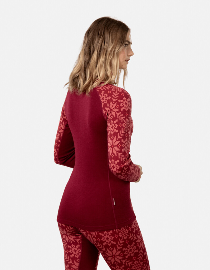 Kari Traa - Edith Half Zip - rouge